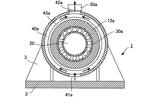 轴承冷却机构示意图